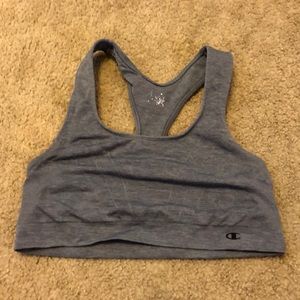 Grey champion sports bra